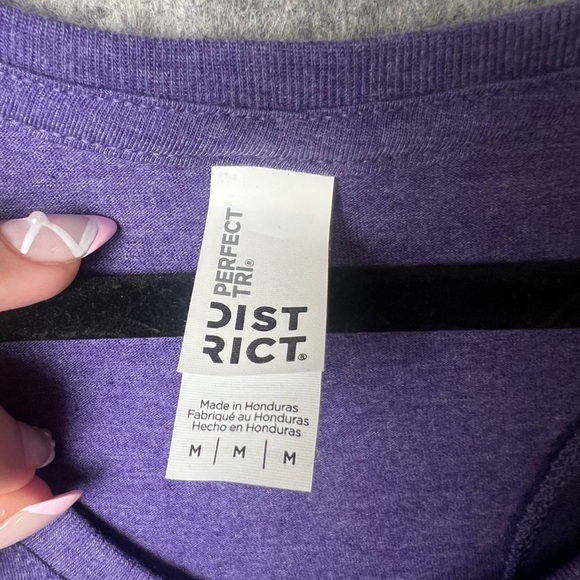 Distric Women Size Medium NWT LSU “Tiger” Purple Tank Top - Picture 2 of 6